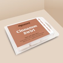 Load image into Gallery viewer, Cinnamon Swirl soy wax melt with 6 cubes, from the Signature Collection by Angela Rose Studios.