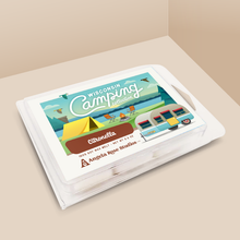 Load image into Gallery viewer, Citronella soy wax melt with 6 cubes, from the Wisconsin Camping Collection by Angela Rose Studios.