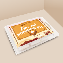 Load image into Gallery viewer, Grandma’s Pumpkin Pie soy wax melt with 6 cubes, from the Wisconsin Harvest Collection by Angela Rose Studios.