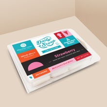 Load image into Gallery viewer, Strawberry soy wax melt with 6 cubes, from the Daily Scoop Collection by Angela Rose Studios. An officially licensed product, made in collaboration with the Wisconsin Union.