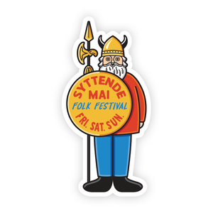 Thor and Olaf Inspired Sticker