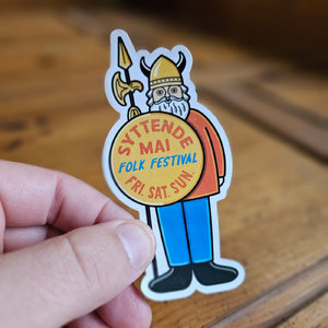 Thor and Olaf Inspired Sticker