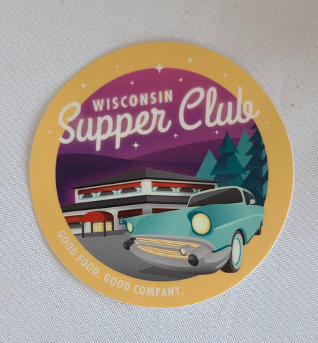 Wisconsin Supper Club Sticker